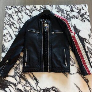 JACK1T Men's Leather Jacket. Size M.